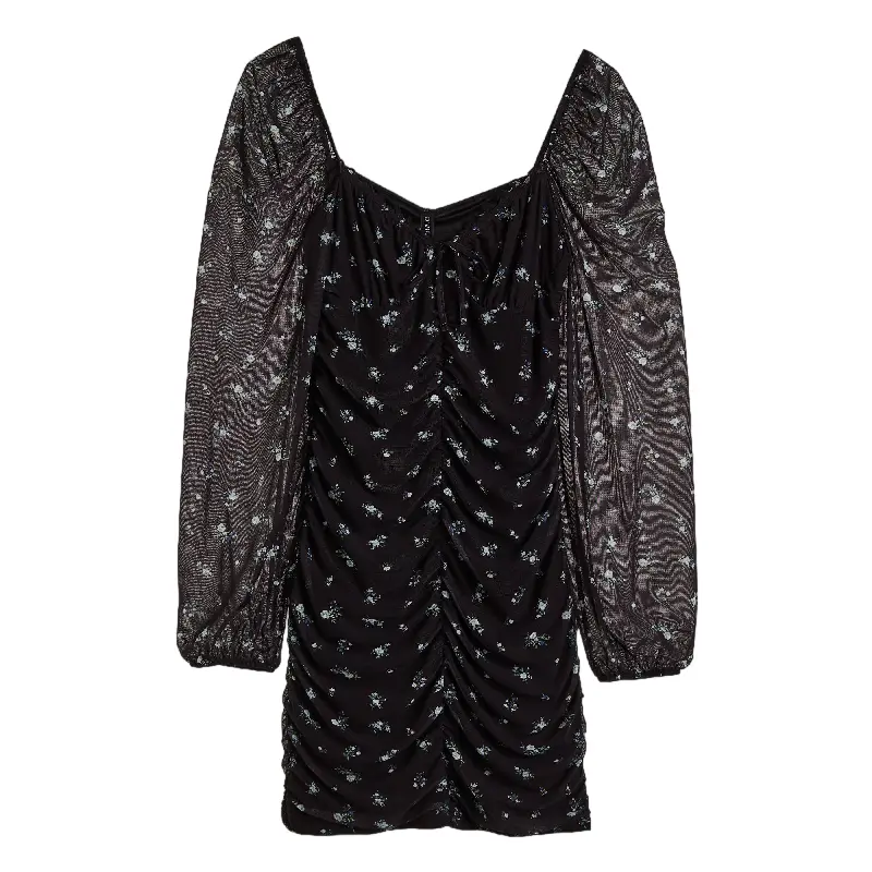 

Платье H&M Gathered Mesh, черный