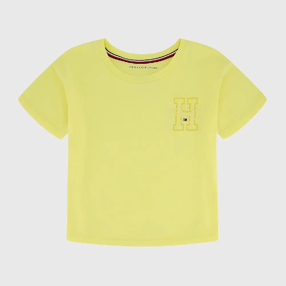 

Футболка Tommy Hilfiger Big Kids' H Logo, желтый