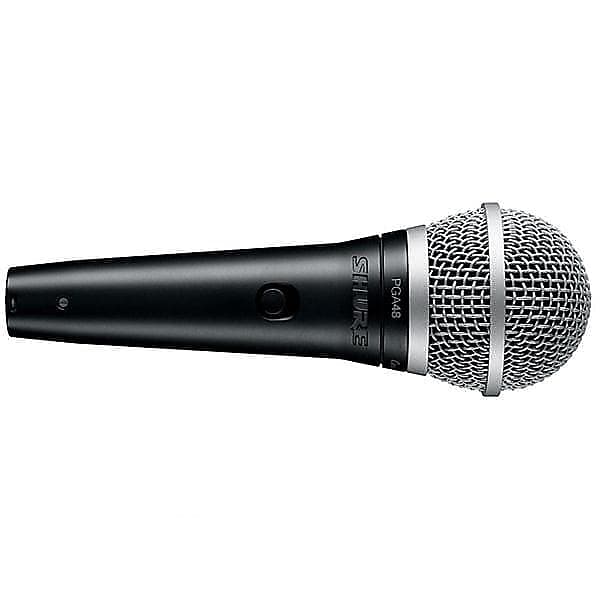 Вокальный микрофон Shure PGA48-XLR shure pga48 xlr вокальный микрофон с кабелем держателем и чехлом