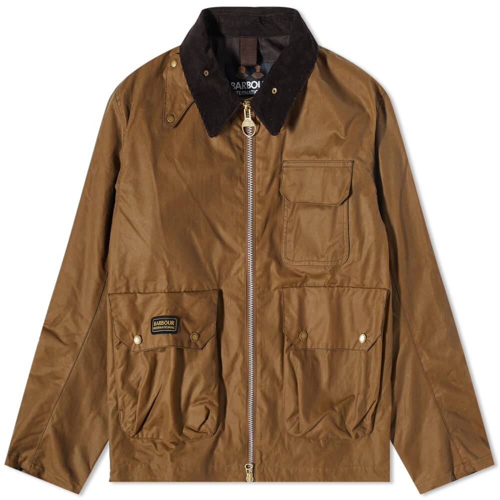 

Восковая куртка International Harlow Barbour, Коричневый