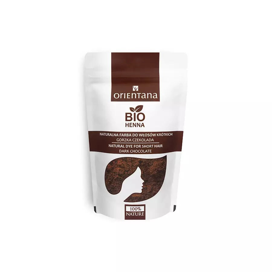 

ORIENTANA Натуральная краска Био Хна для коротких волос Горький шоколад 50г