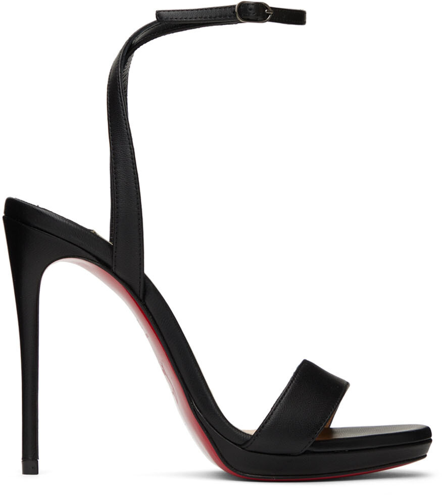 

Черные босоножки на каблуке Loubi Queen 120 Christian Louboutin