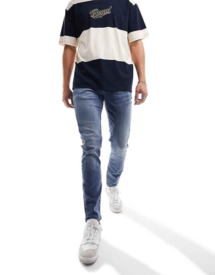 

Джинсы River Island Skinny Aslan, синий