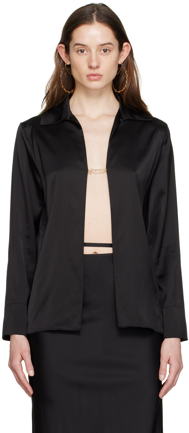 

Черная рубашка Le Papier 'La Chemise Notte' Jacquemus