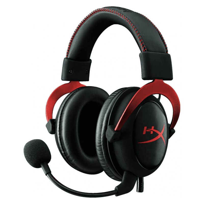 Игровые наушники HyperX Cloud II Red, красный kqtft replacement earpads for hyperx cloud i ii cloud x cloud pro cloud gaming cloud silver cloud core cloud alpha s gold