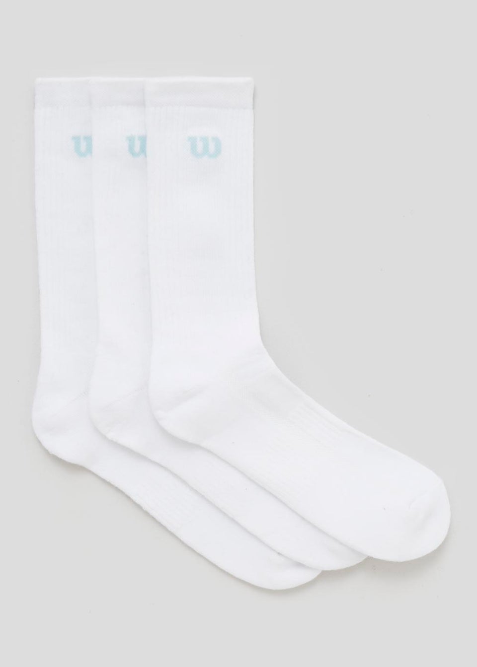 Набор из 3 спортивных носков Wilson, белый