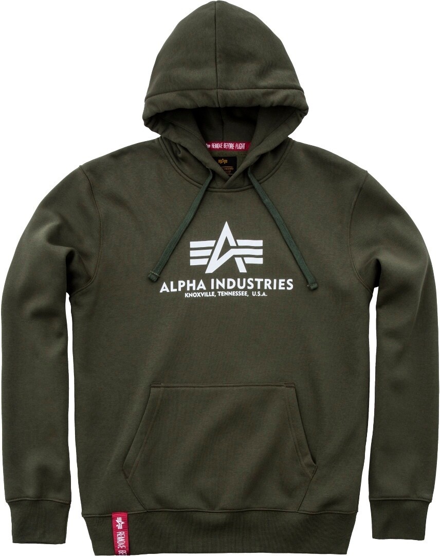 

Толстовка Alpha Industries Basic мужская, оливковая