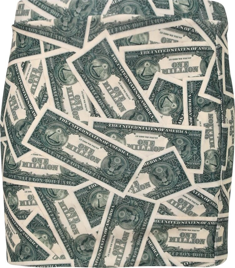 

Юбка Vetements Million Dollar Mini Skirt 'Million Dollar', разноцветный
