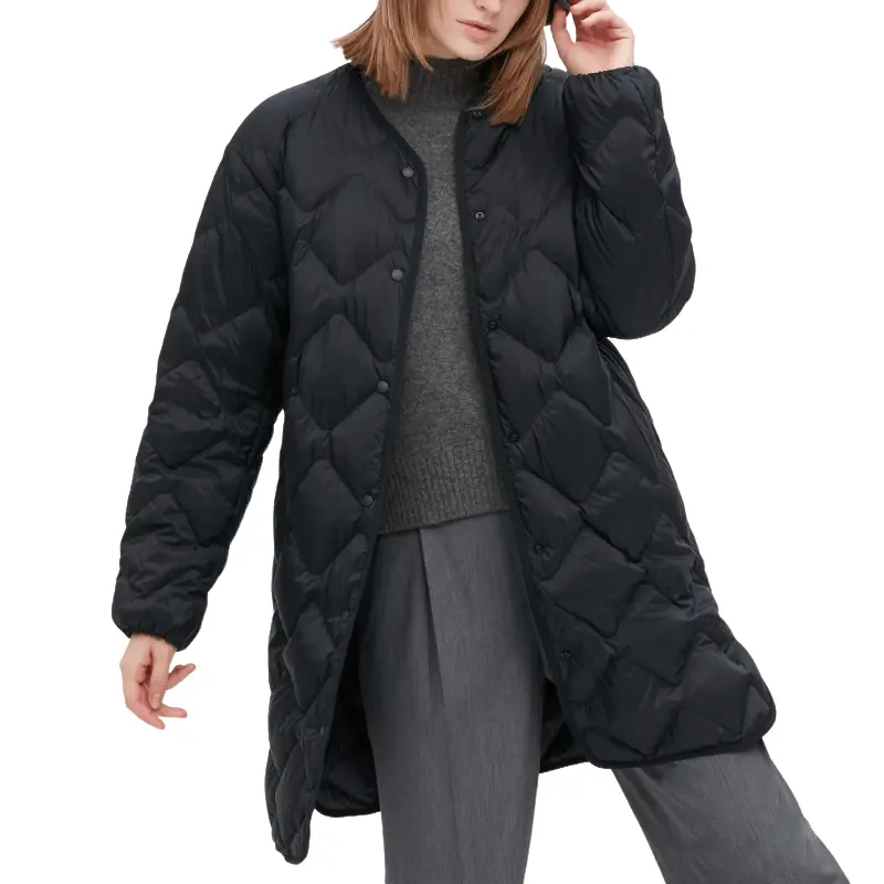 

Пальто Uniqlo Ultra light down relaxed, черный