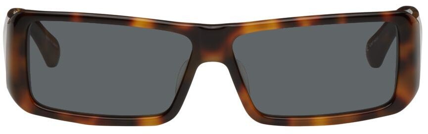 

Черепаховые солнцезащитные очки Linda Farrow Edition 157 Dries Van Noten