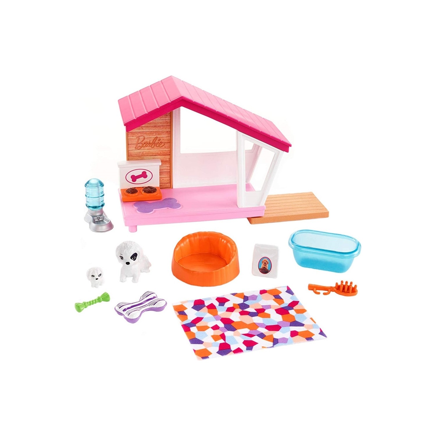 Игровой набор Barbie аксессуары для дома барби и щенок