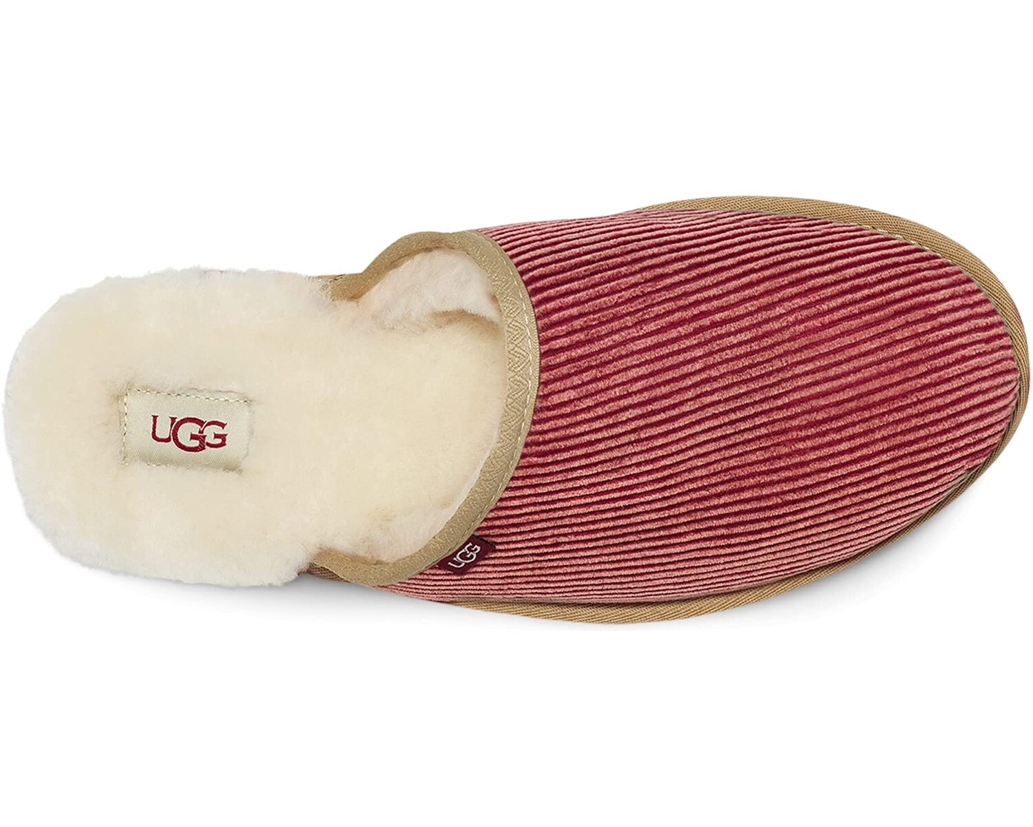 

Слипперы Scuff Corduroy II UGG, красное вино