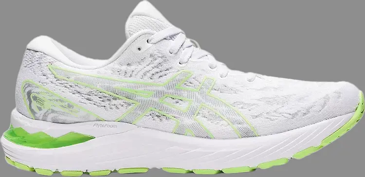 

Кроссовки wmns gel cumulus 23 'white lime green' Asics, белый