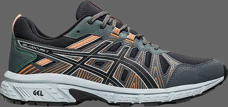 

Кроссовки gel venture 7 'graphite grey orange' Asics, серый