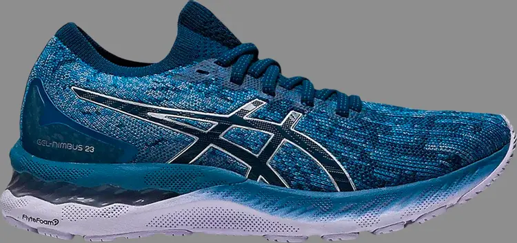 

Кроссовки wmns gel nimbus 23 knit 'mako blue' Asics, синий