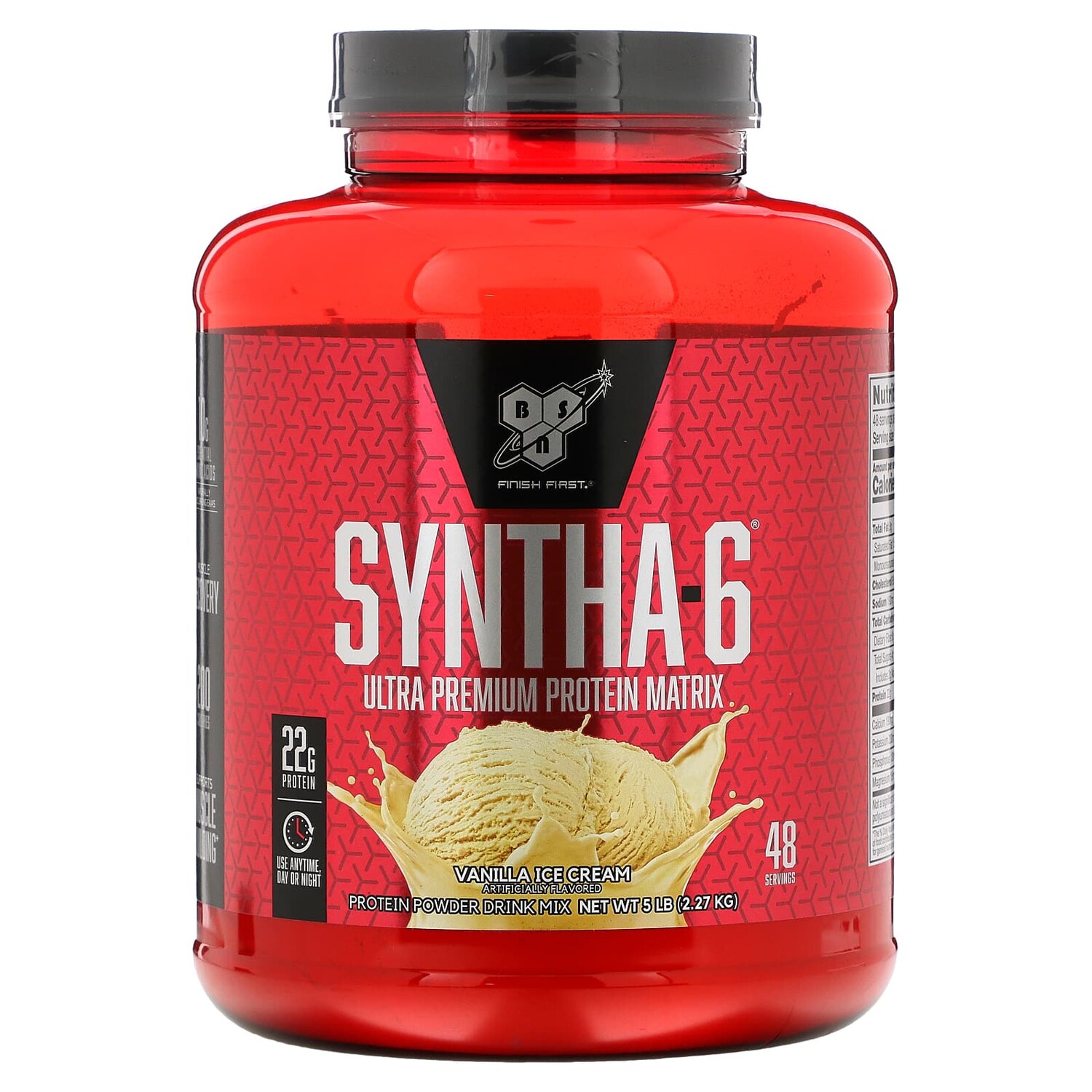 

Syntha-6, протеиновая матрица премиального качества, со вкусом ванильного мороженого, 2,27 кг (5 фунтов), BSN