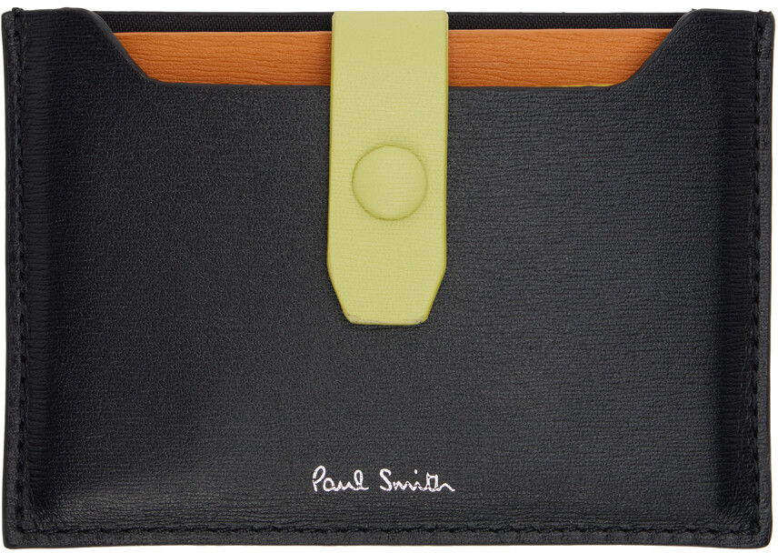 

Черный выдвижной держатель для карт Paul Smith