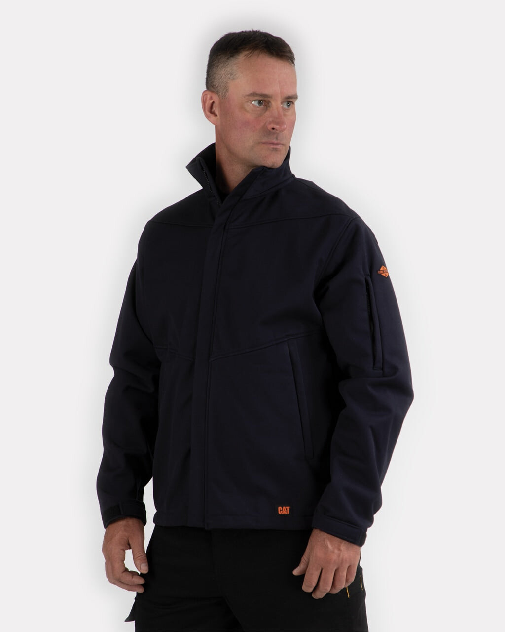 

Мужская куртка FR Softshell CAT, темно-синий