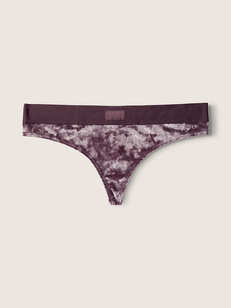 

Трусы Pink Velvet Thong, фиолетовый/белый