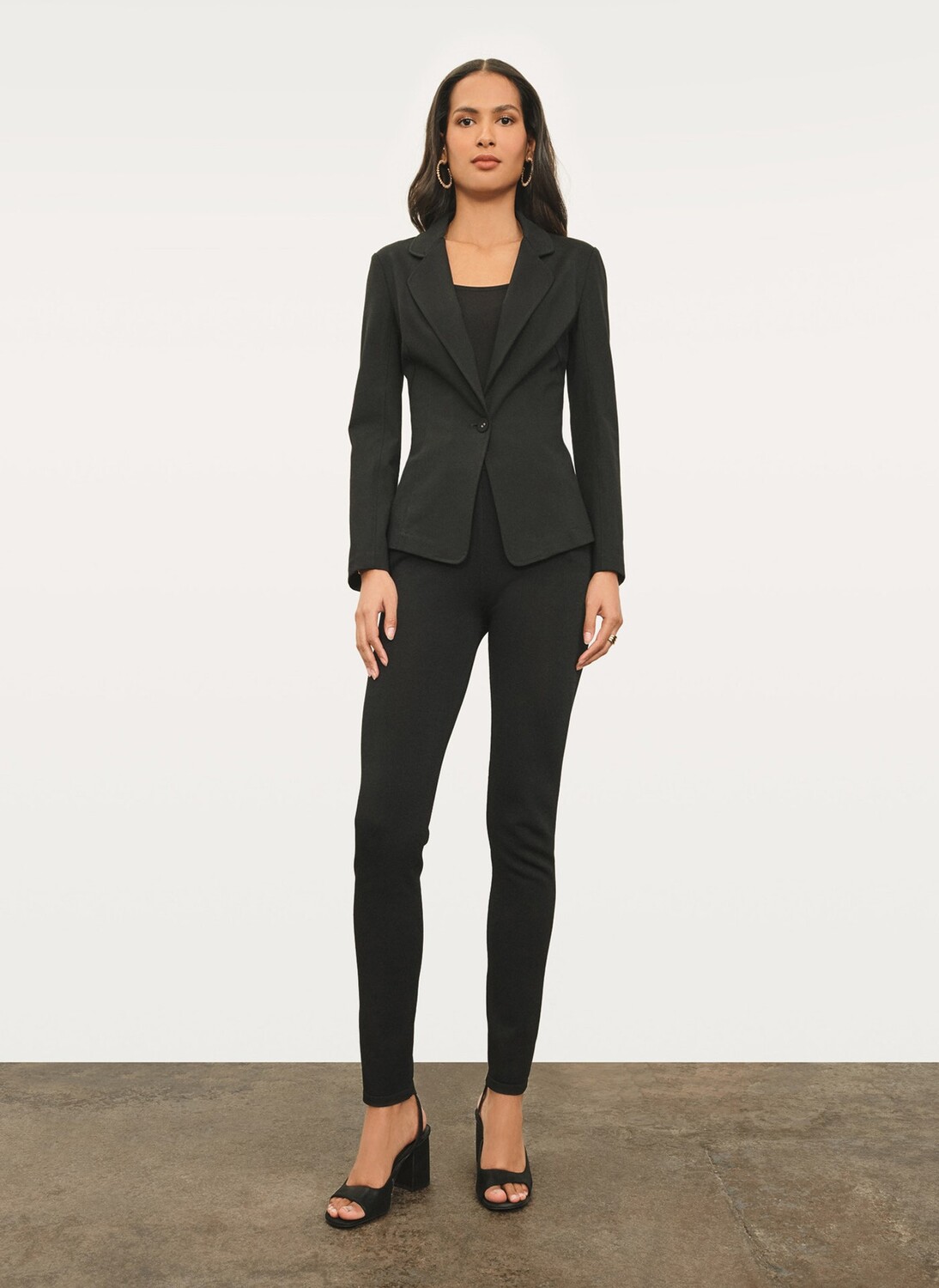 

Пиджак на одной пуговице Donna Karan, Черный