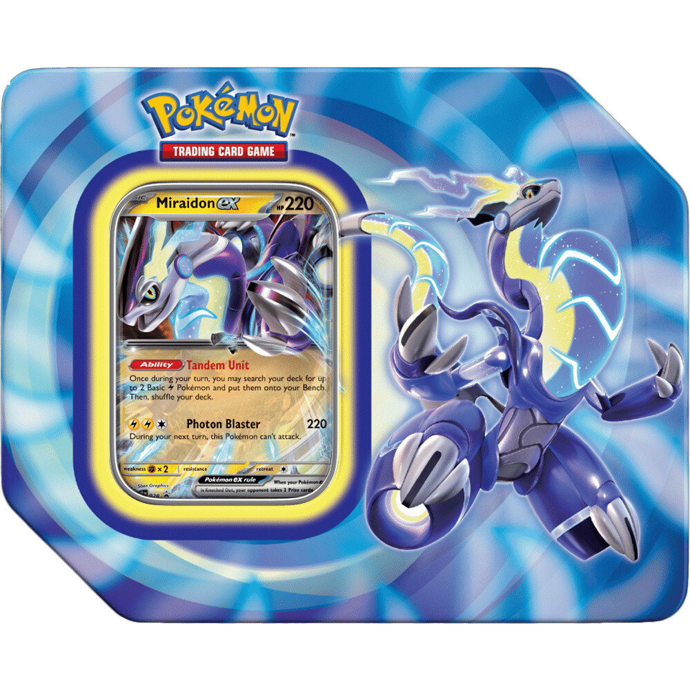 

Карточная игра The Pokemon Company Int'l Pokemon TCG: Paldea Legends Tin - Miraidon