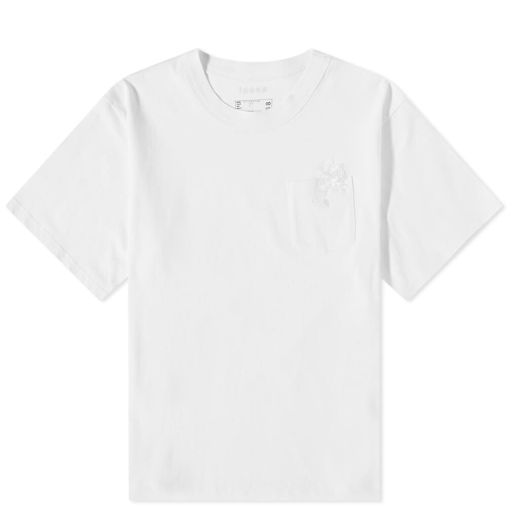 

Футболка Sacai Flower Embroidery Tee