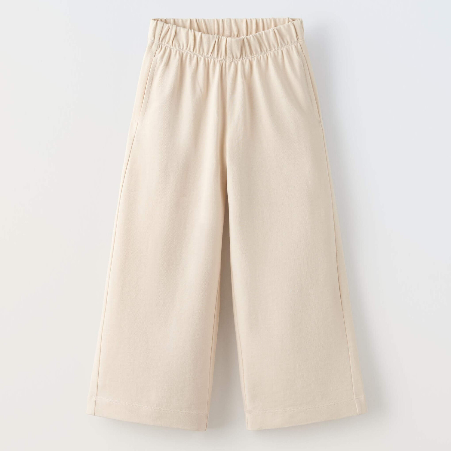 

Брюки Zara Summer Camp Plain Wide-leg, бежевый