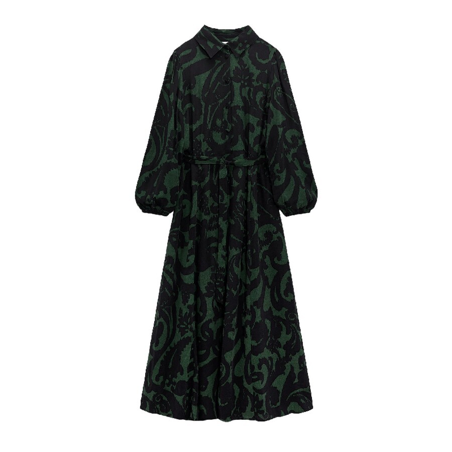 

Платье Zara Long Printed, зеленый (Размер S)
