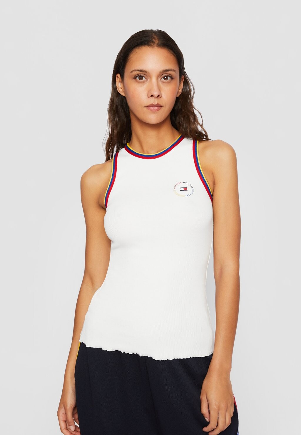 

Топ Exclusive Hilfiger Team Tank Tommy Hilfiger, кремовый