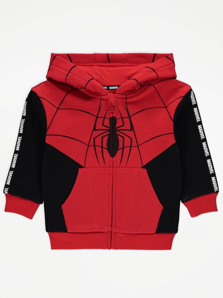 

Красная толстовка с капюшоном на молнии Marvel Spider-Man George., красный