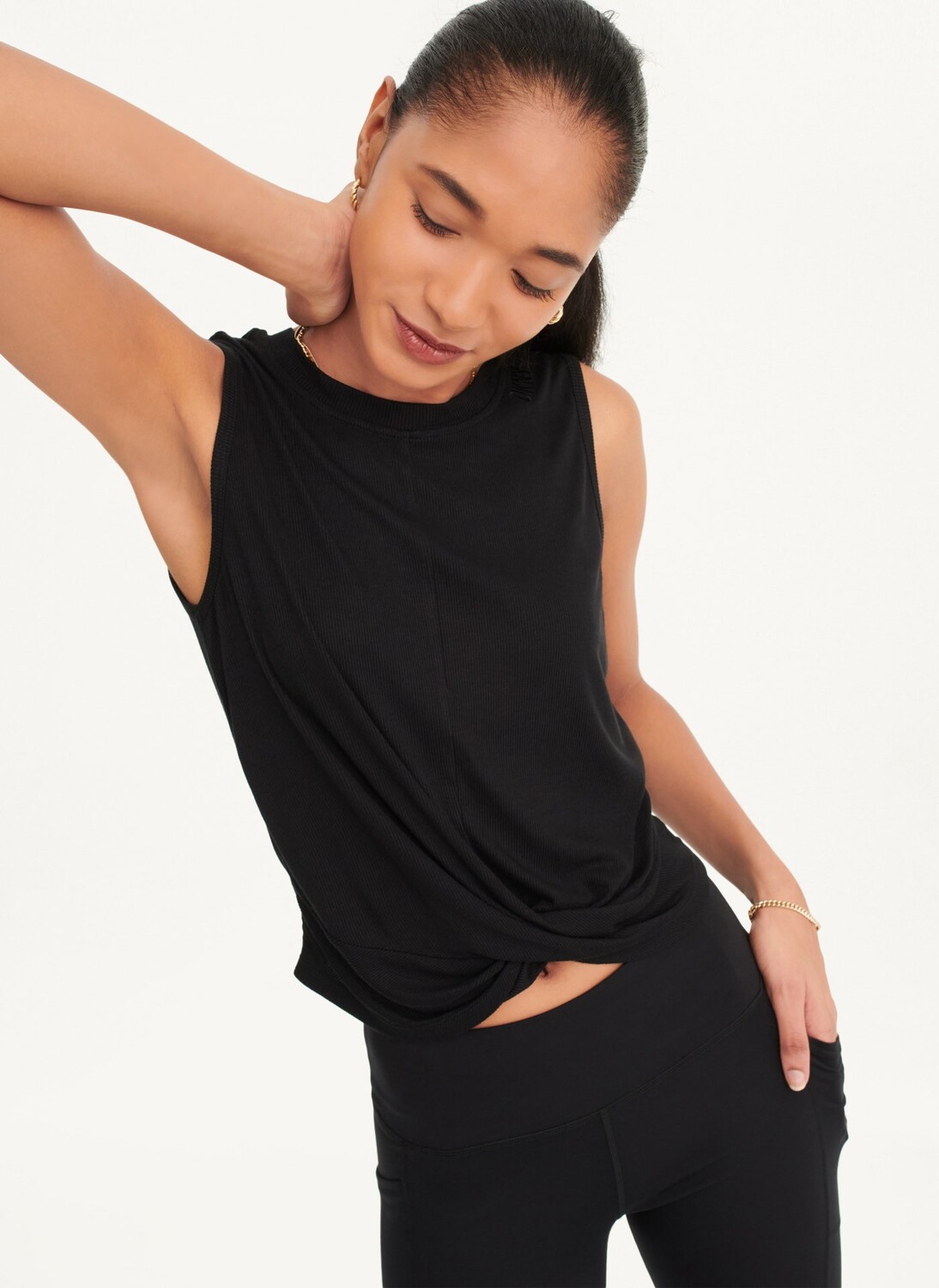 

Майка Ribby Twist DKNY