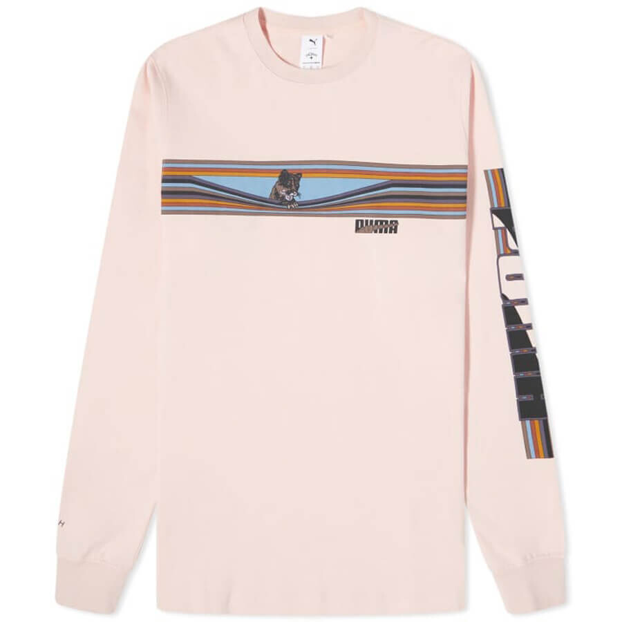 

Лонгслив Puma X Noah Graphic, розовый