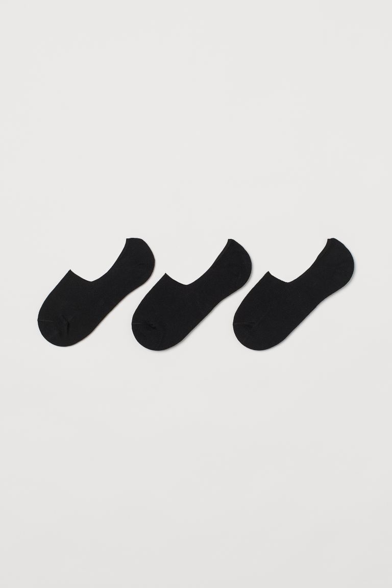 

3 пары носков H&M, черный