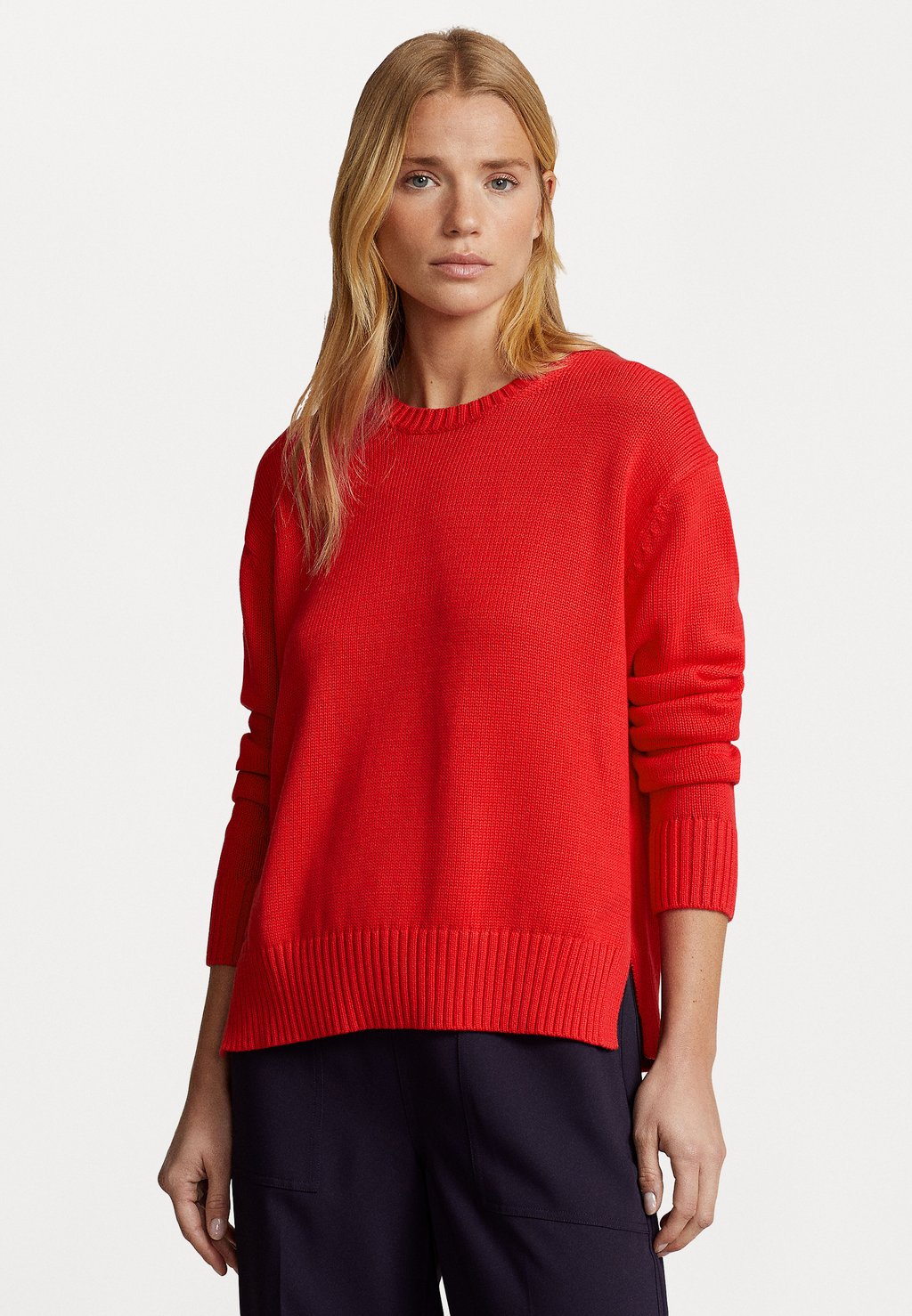 Свитер Long Sleeve Polo Ralph Lauren, цвет hardy red