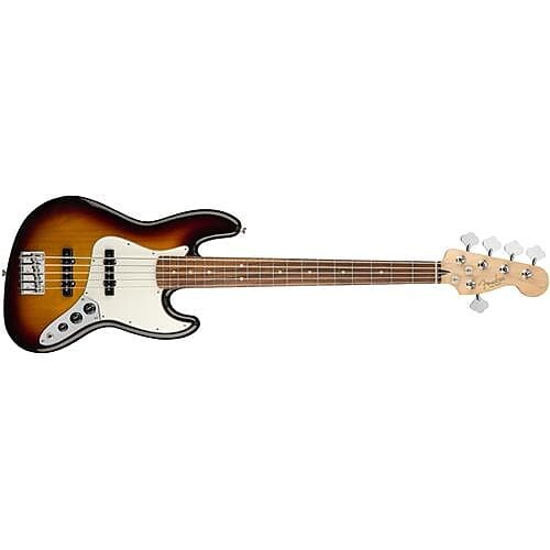 

Бас-гитара Fender Player Jazz V, гриф Pau Ferro, 3 цвета Sunburst