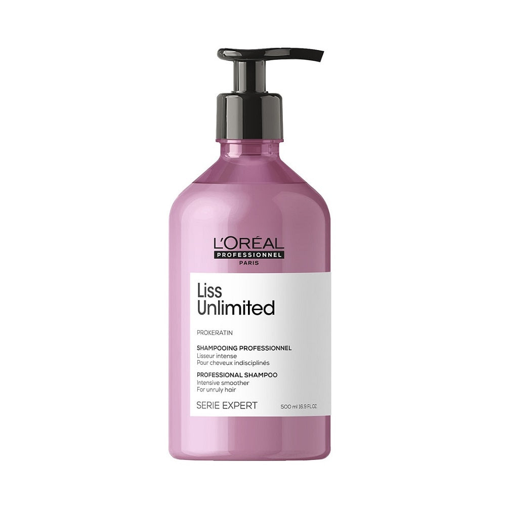 цена L'Oreal Professionnel Serie Expert Liss Unlimited Shampoo шампунь интенсивно разглаживающий непослушные волосы 500мл