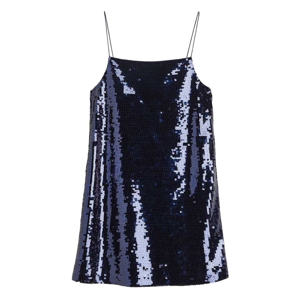 

Платье H&M Sequined, темно-синий