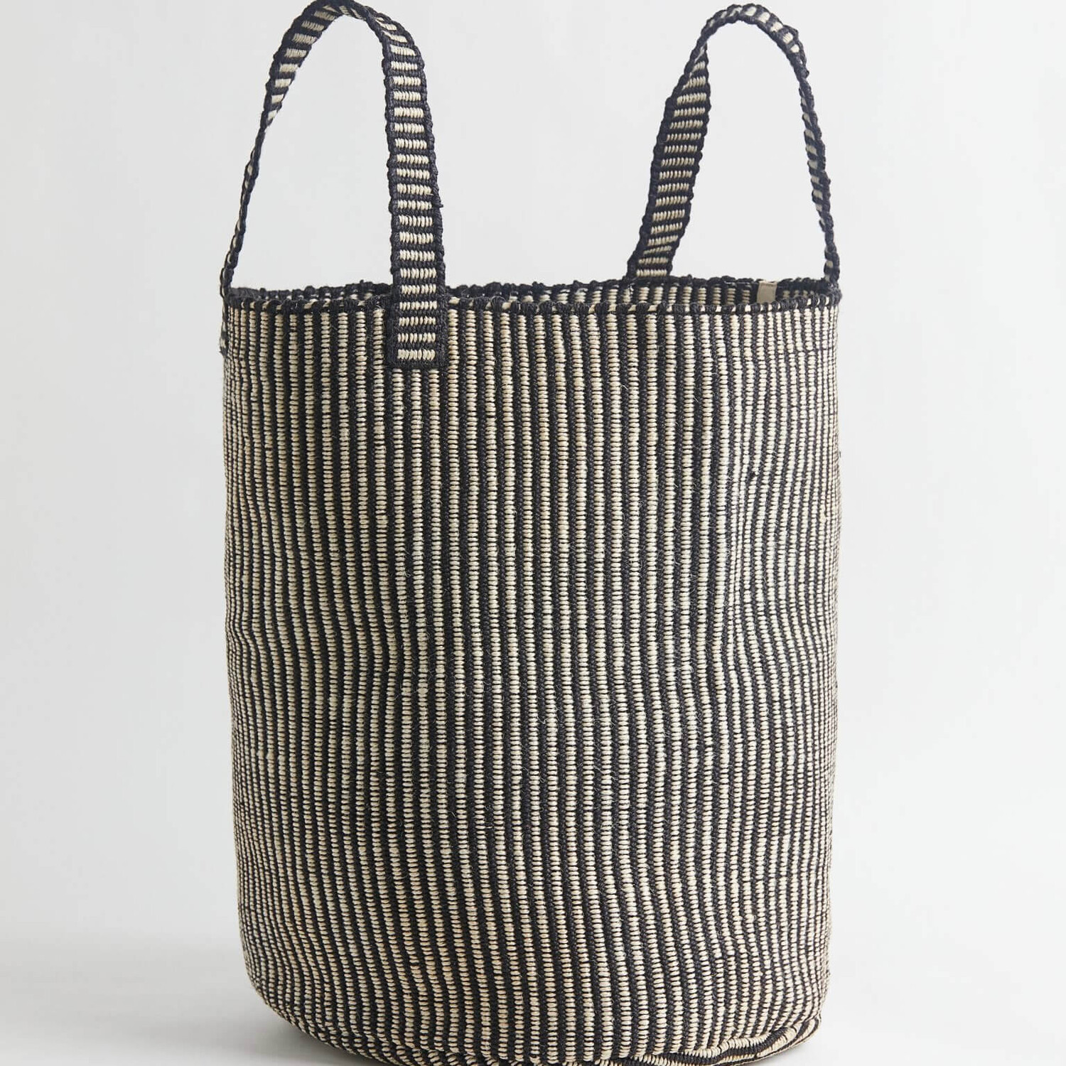 

Корзина для белья H&M Home Jute, черный/белый