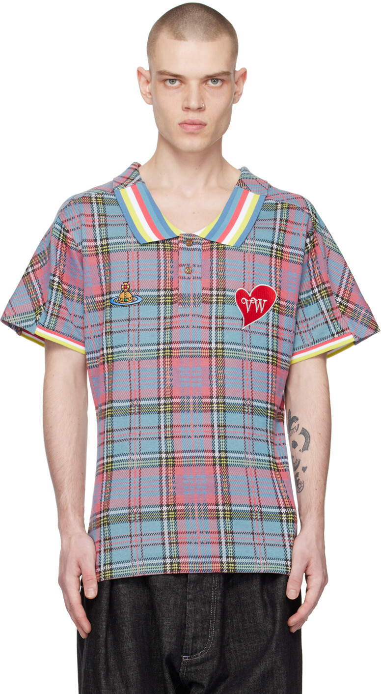 

Разноцветное поло Stefano Vivienne Westwood, Коричневый