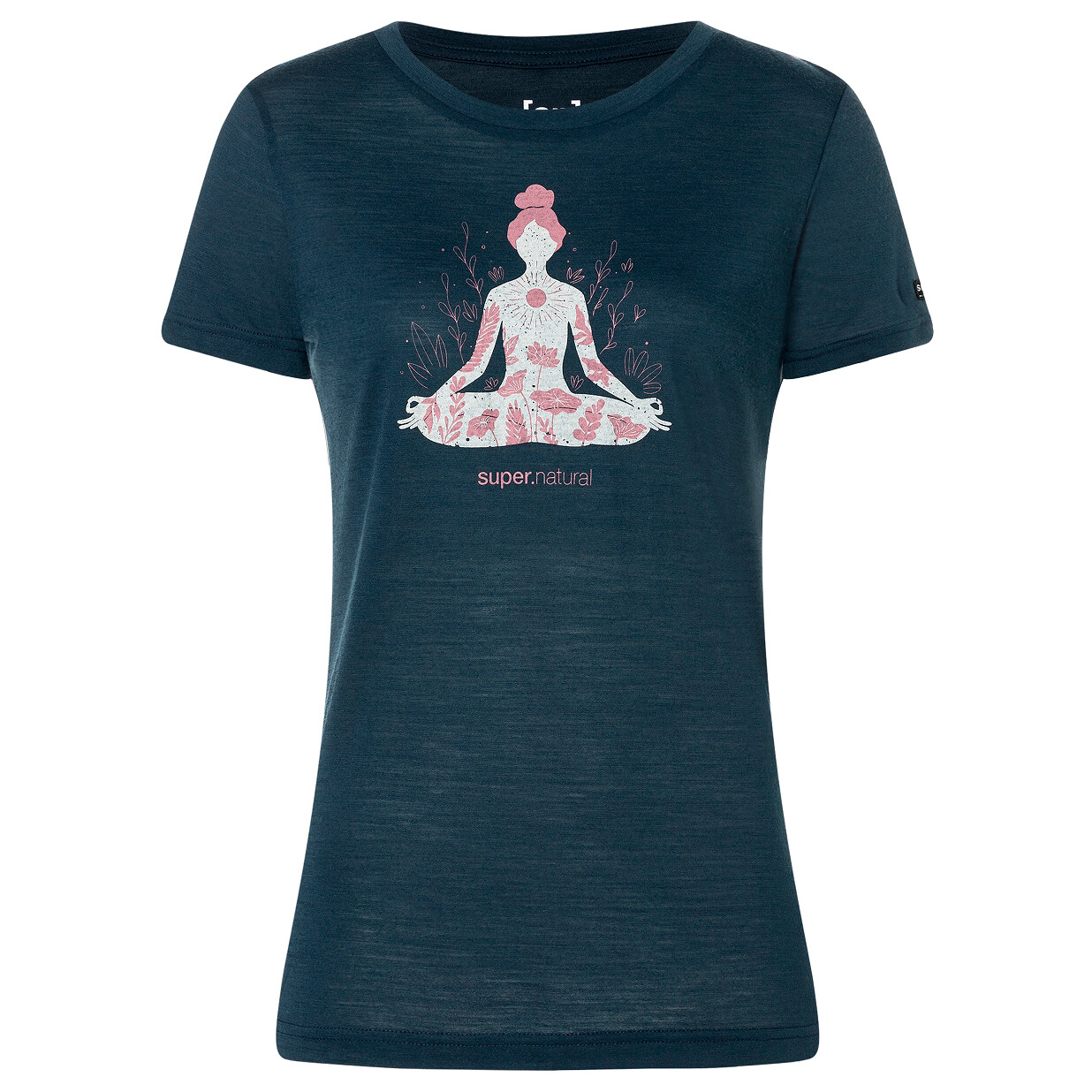 

Рубашка из мериноса Super.Natural Larissa Tee, цвет Blueberry/Feather Grey/Nostalgia Rose