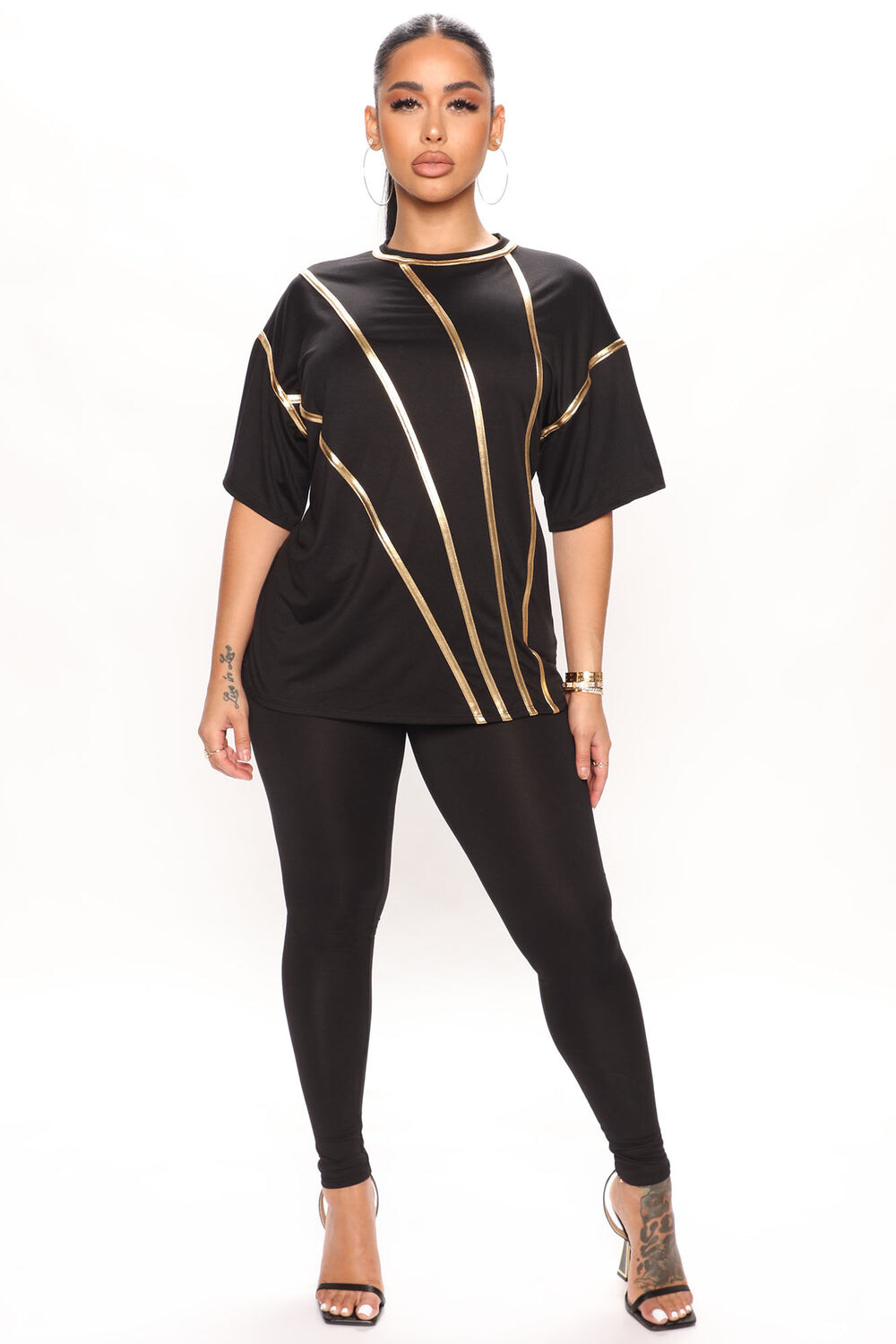 

Леггинсы Fashion Nova TP4052, черный
