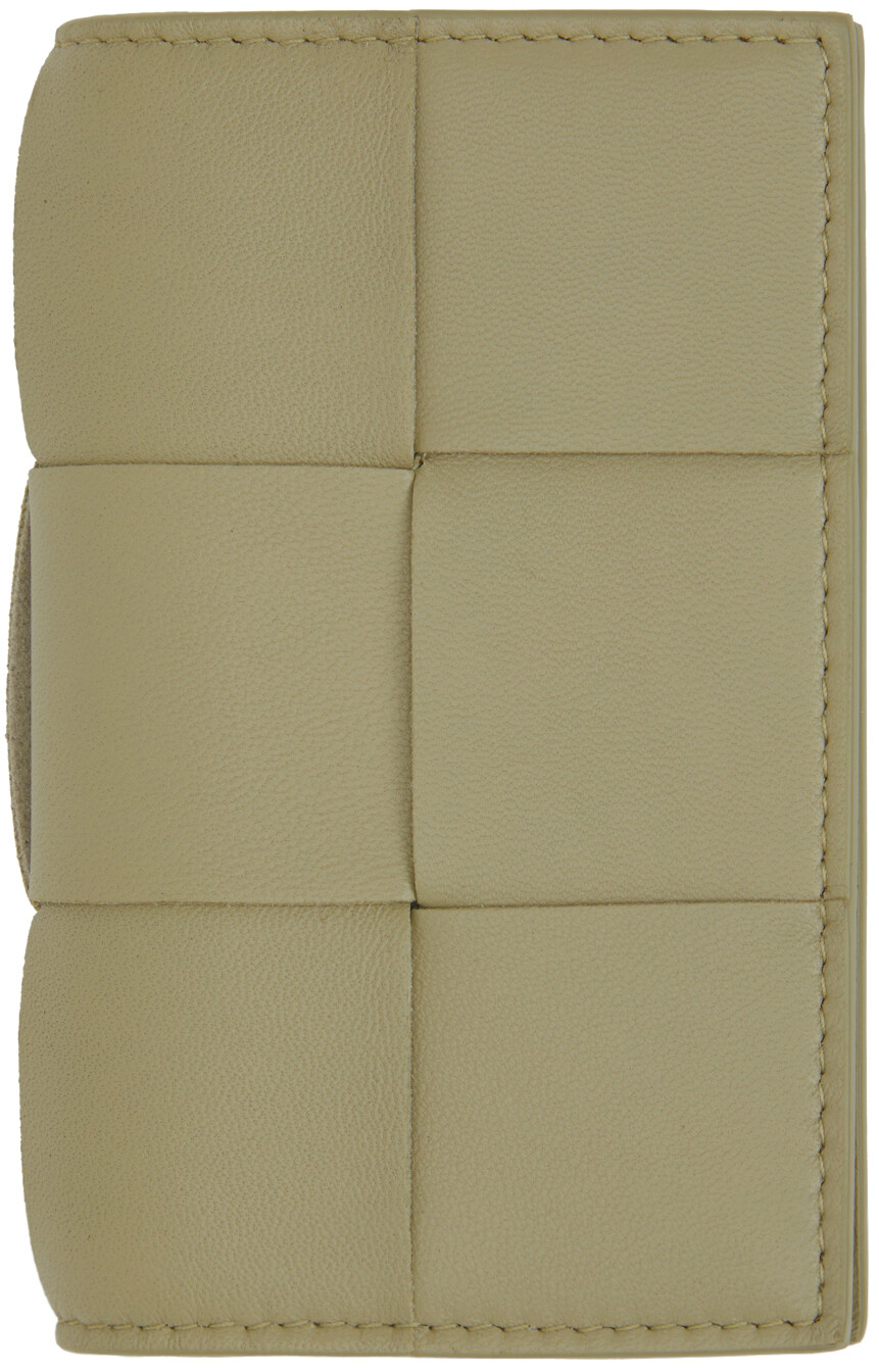 

Зеленая визитница Bottega Veneta