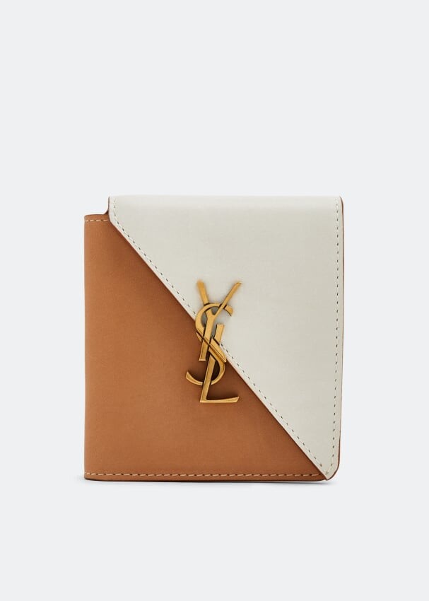 

Кошелек SAINT LAURENT Jamie folded wallet, коричневый