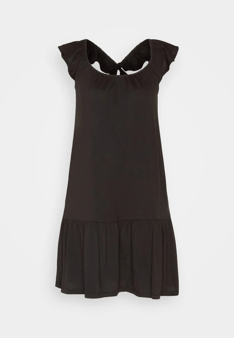 

Платье Gap Ruffle Tiered Mini Jersey, черный