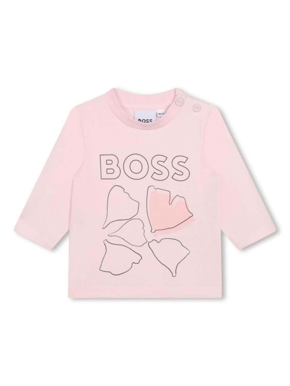 

BOSS Kidswear футболка с логотипом, розовый