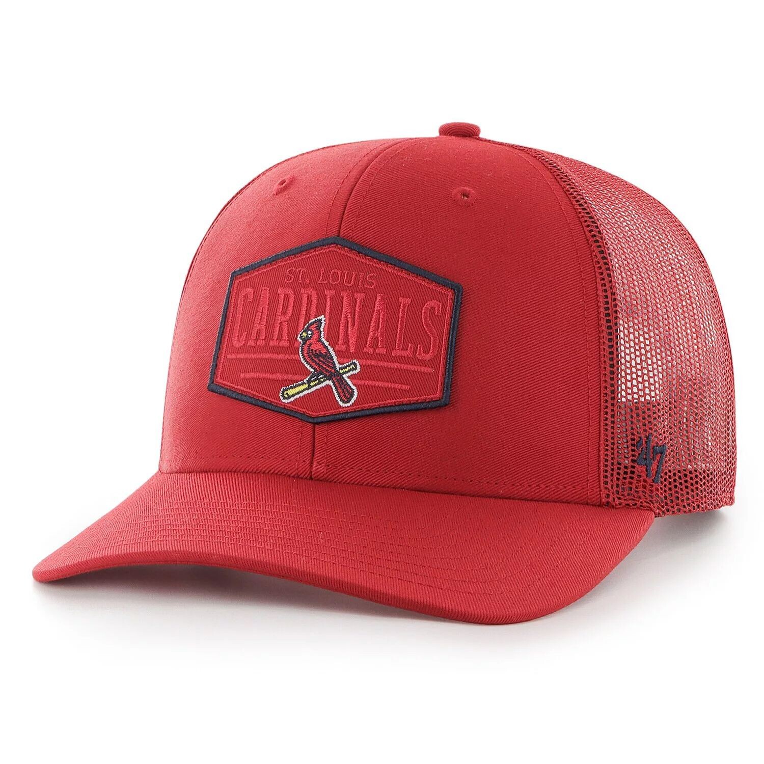

Мужская красная регулируемая кепка St. Louis Cardinals Ridgeline с нашивкой в ​​тон '47