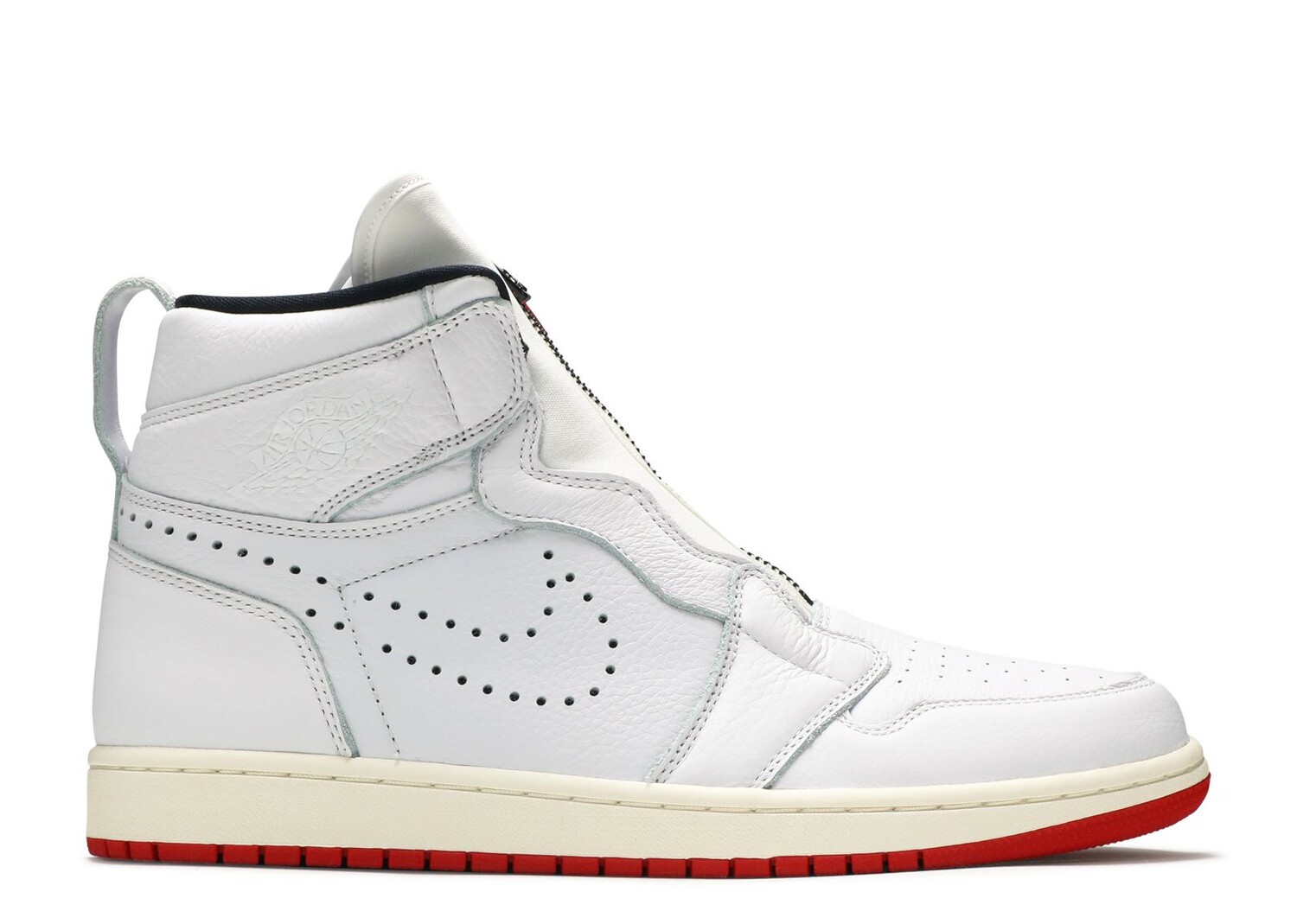 

Кроссовки Air Jordan Air Jordan 1 Retro High Zip 'White University Red', белый