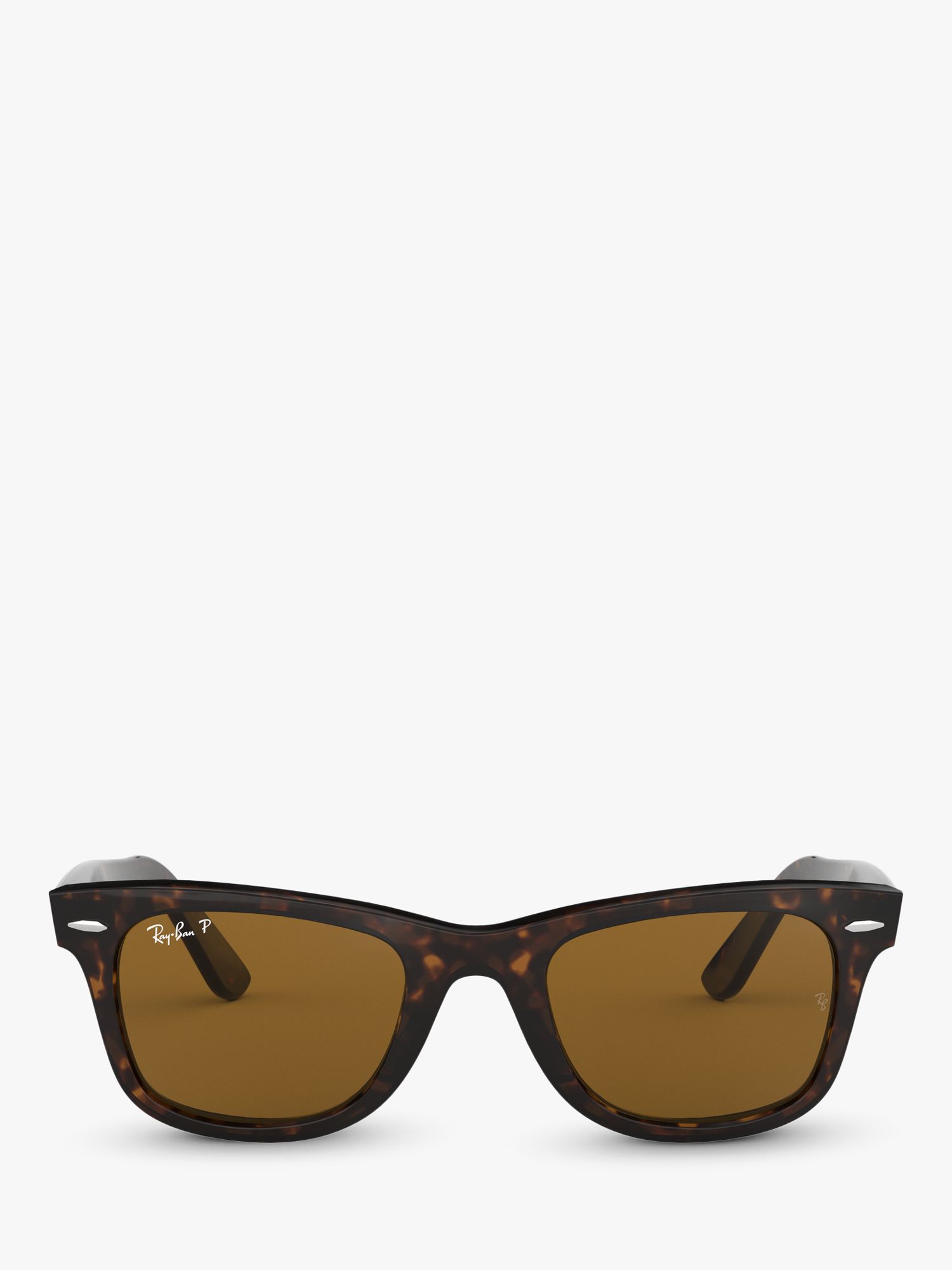 Оригинальные поляризационные солнцезащитные очки Ray-Ban 0RB2140 Wayfarer, черепаховый цвет