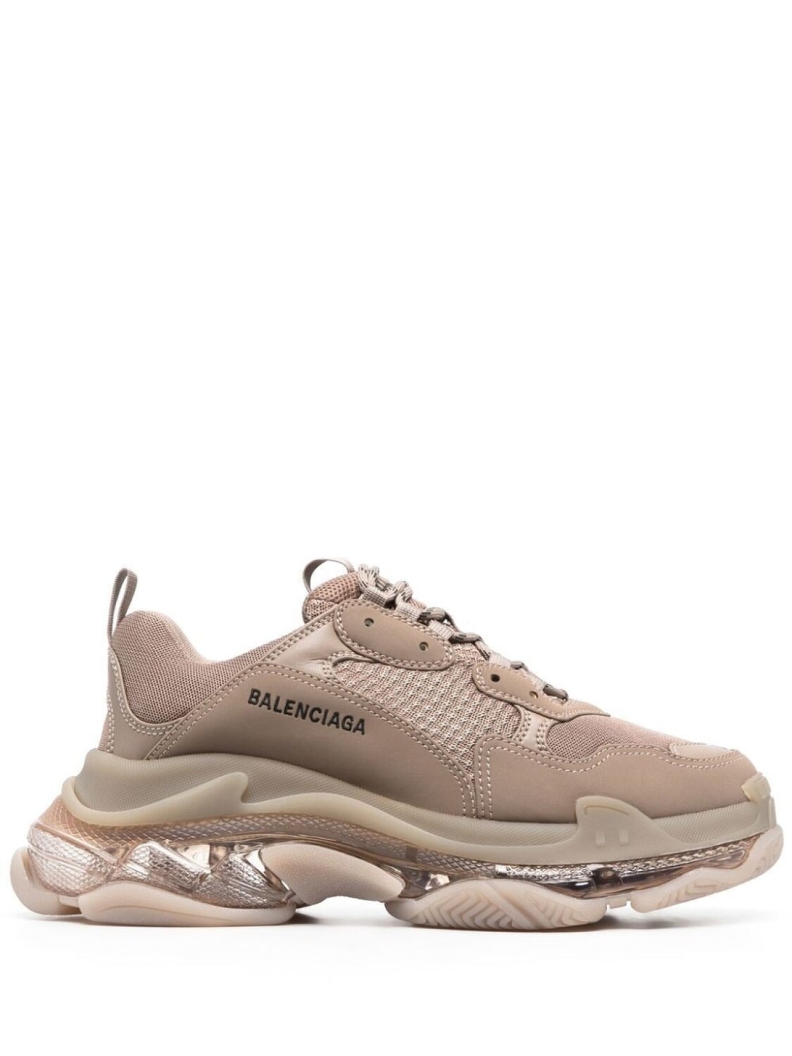 

Balenciaga кроссовки Triple S на шнуровке, коричневый