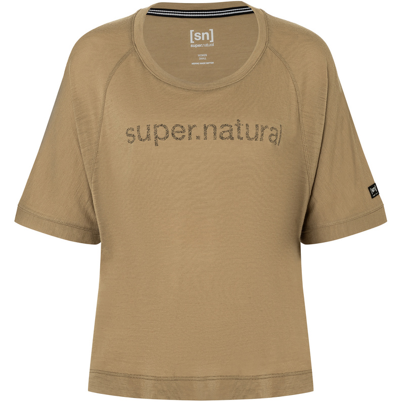 цена Женская футболка Liquid Flow Super.Natural, бежевый